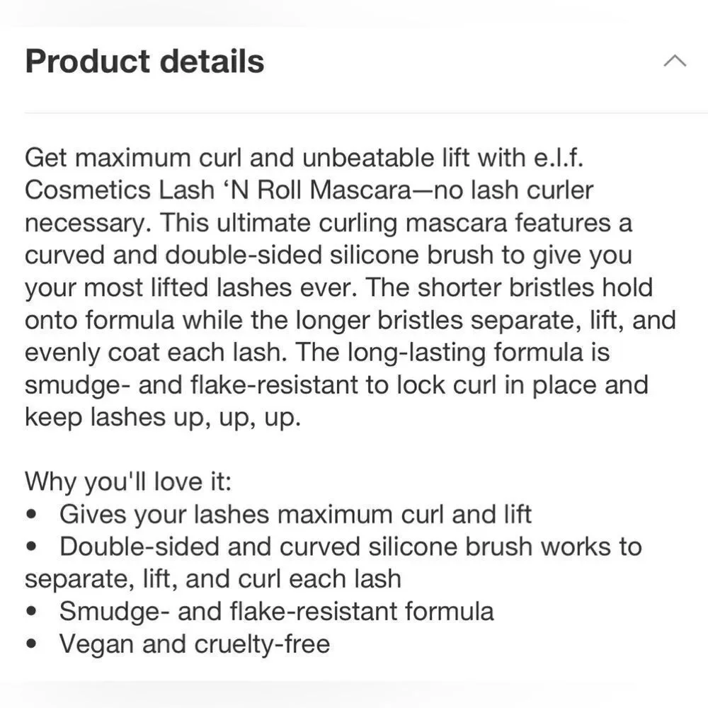 Elf Mascara